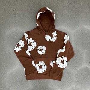 Brown Denim Tears Hoodie
